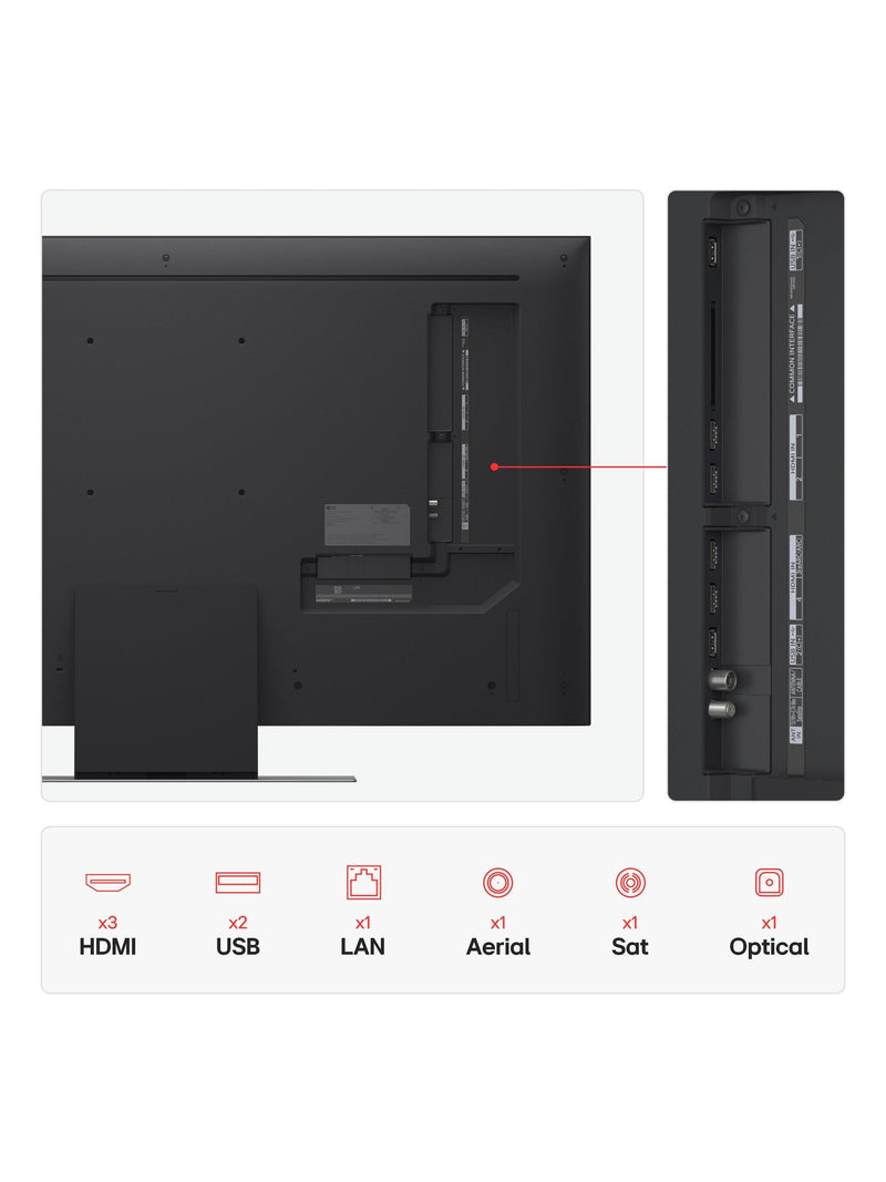 LG QNED87A 4K HDR TV 50 inch (British brand)