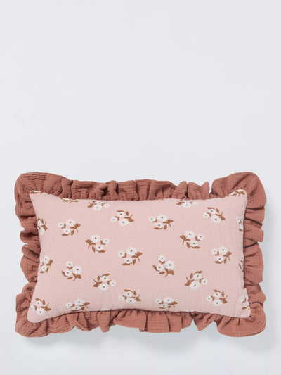 John Lewis John Lewis Frill Flower Scatter Cushion, Multi- Buy online at McGrocer