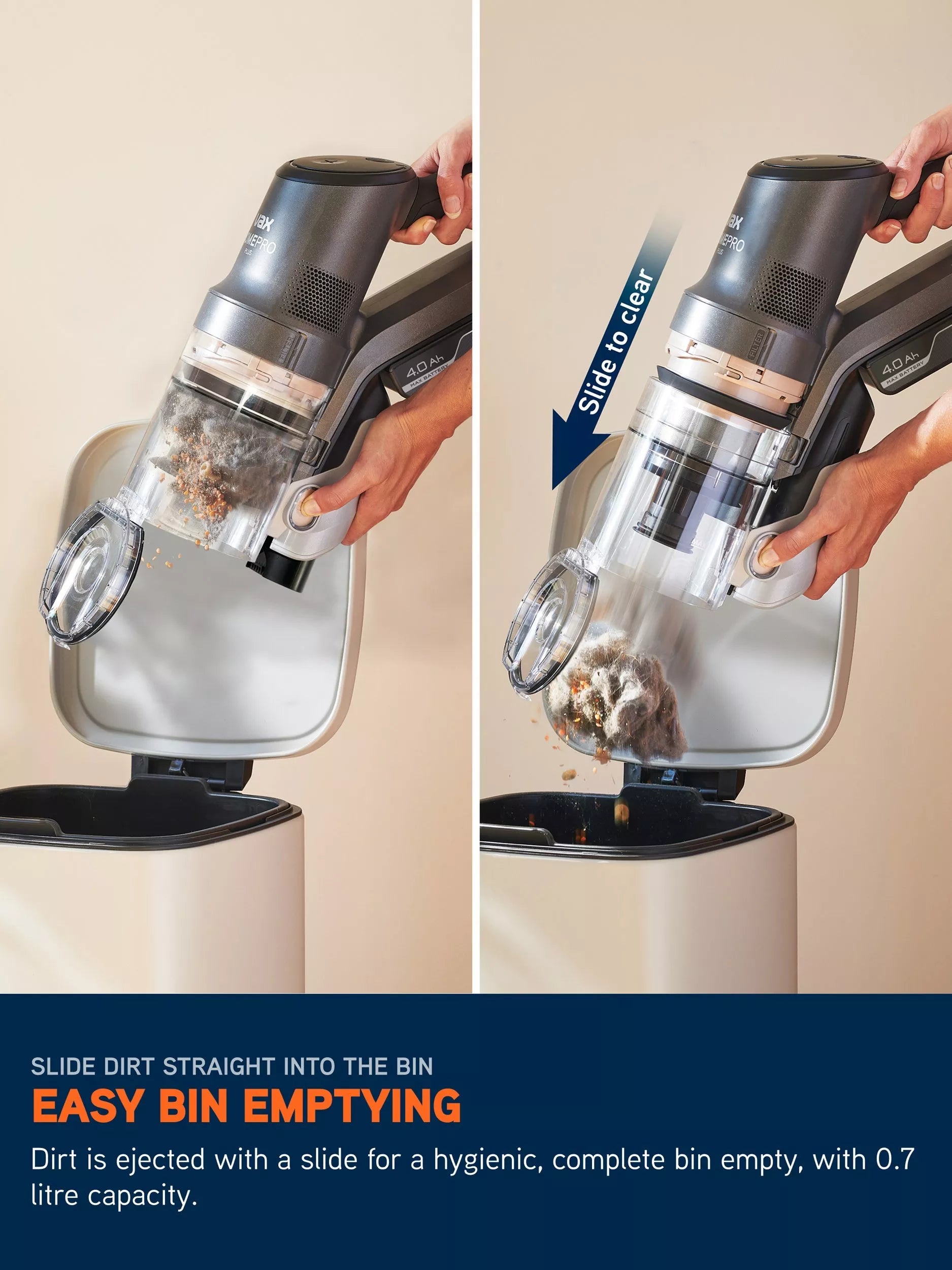 Vax HomePro Plus cordless vacuum cleaner, UK version
