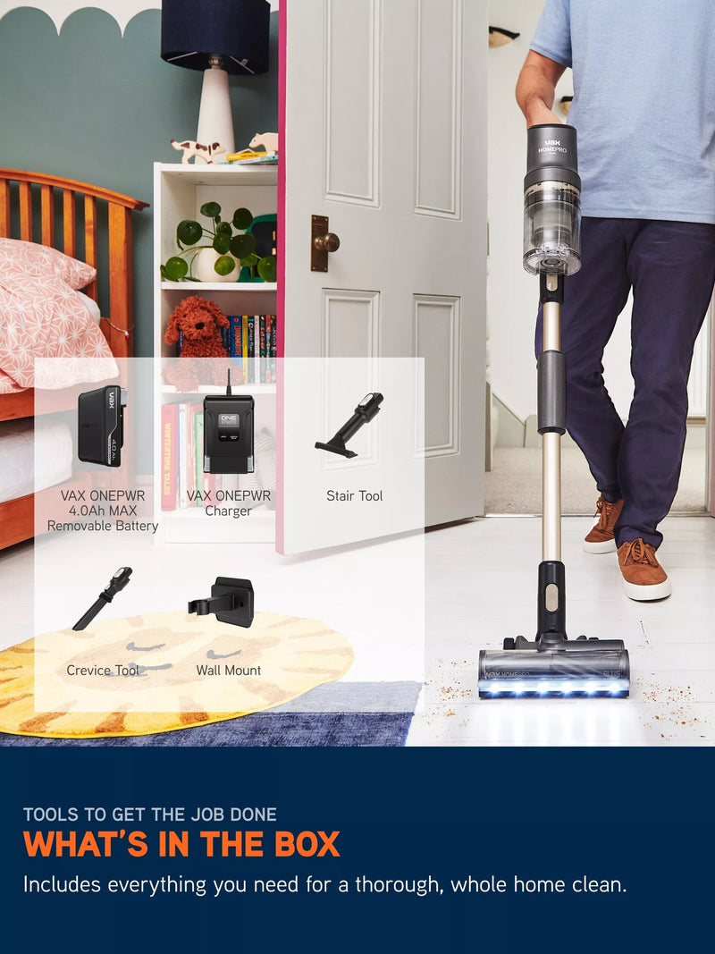 Vax HomePro Plus cordless vacuum cleaner, UK version