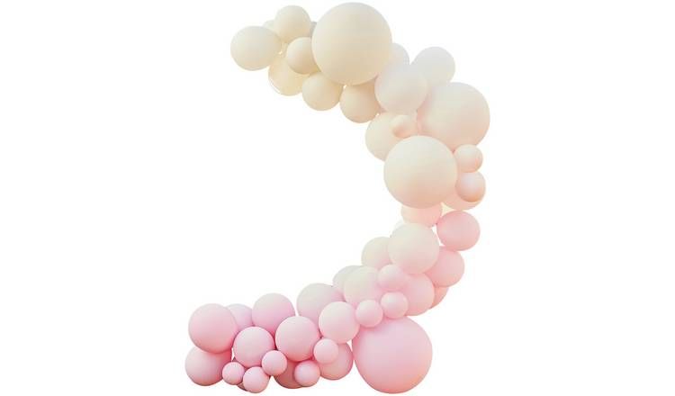 Ginger Ray Pink Cream Balloon Arch