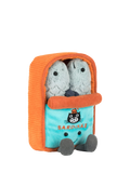 Sardine Tin Soft Toy with Two Removable Grey Sardines