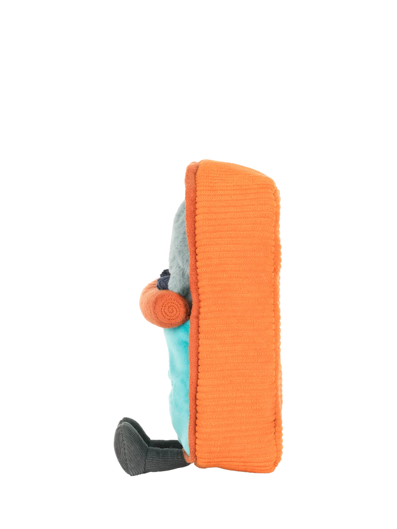 Sardine Tin Soft Toy with Two Removable Grey Sardines