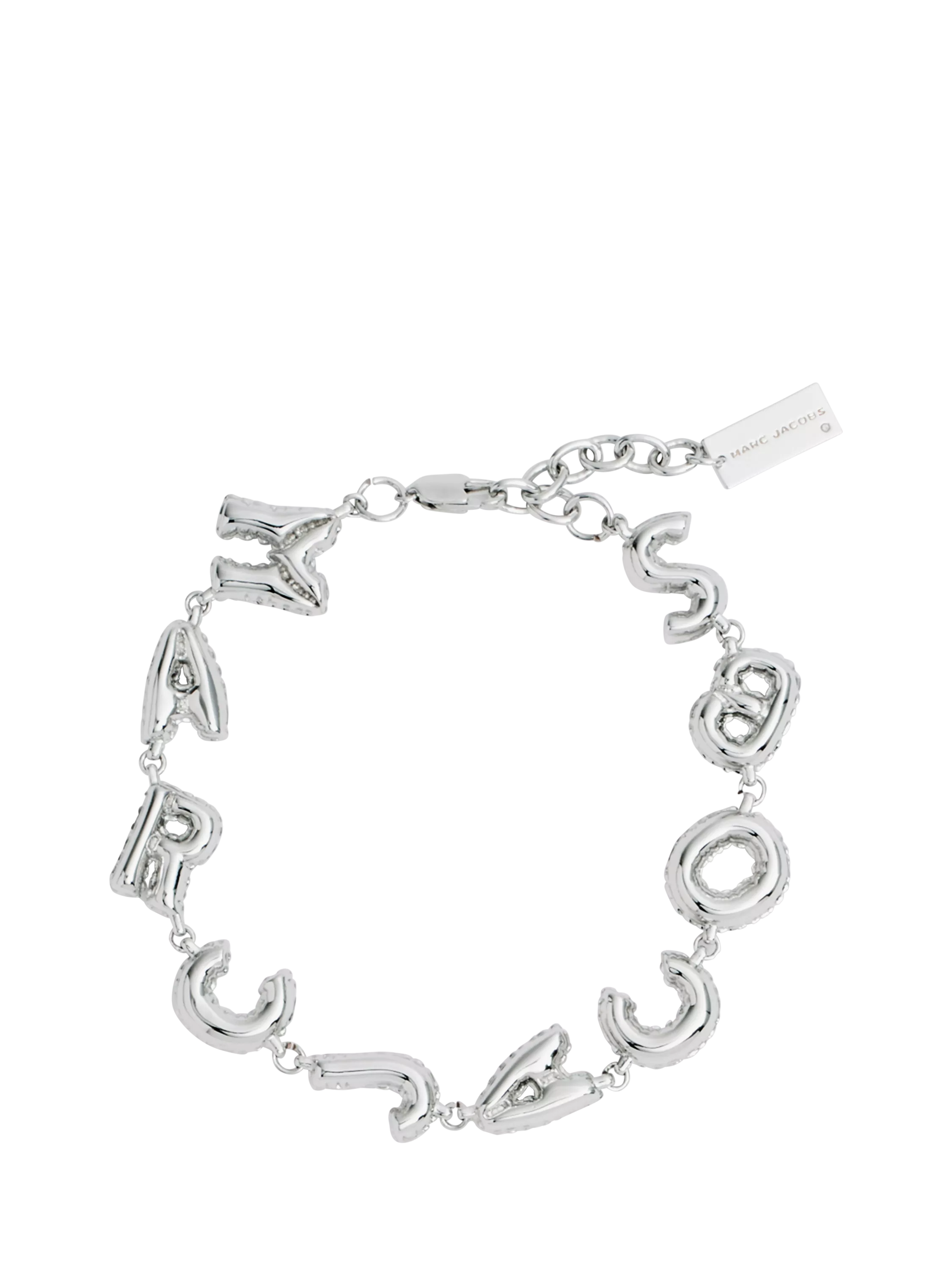 Marc Jacobs silver tone bracelet with cubic zirconia - British product