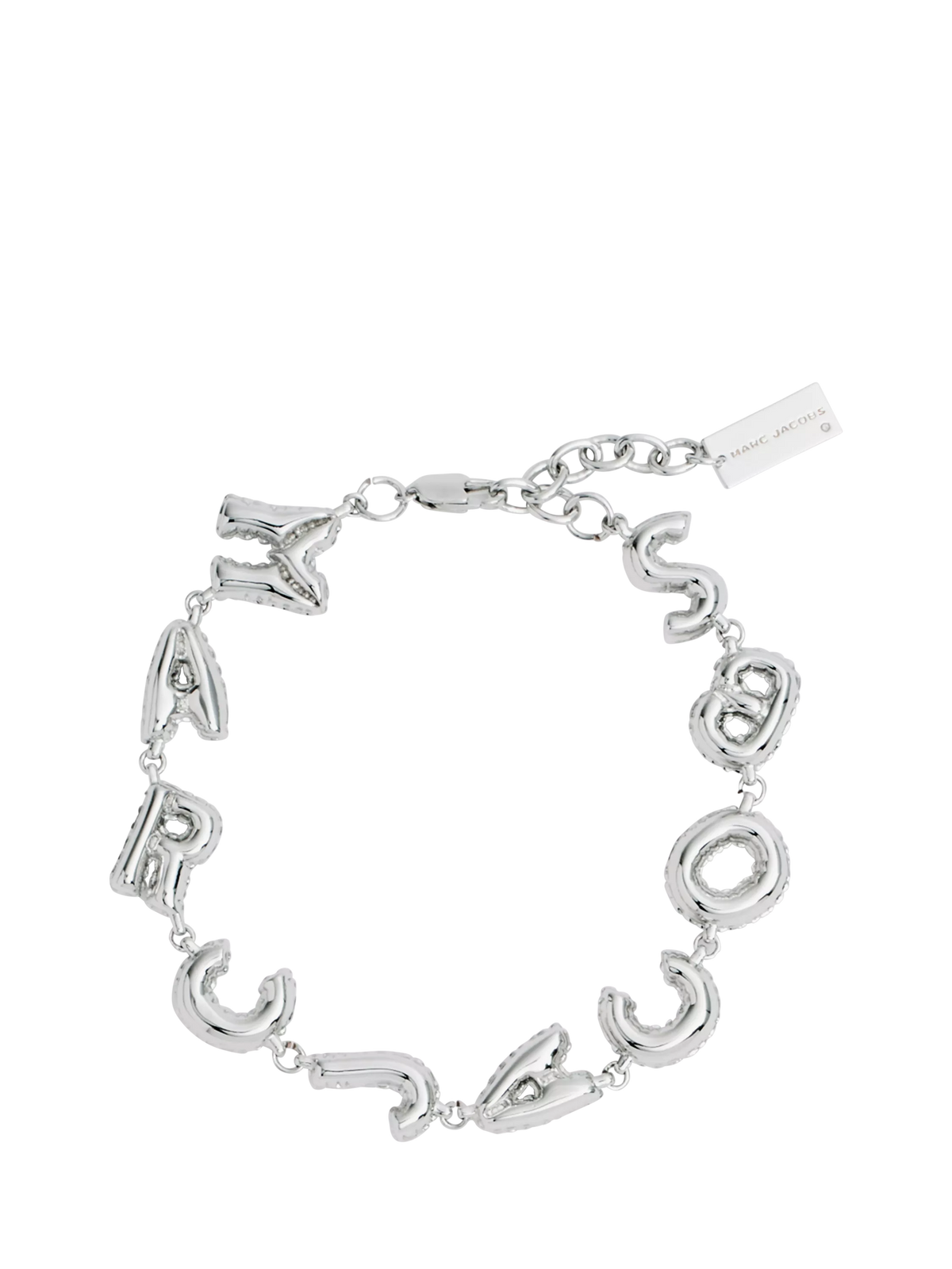 Marc Jacobs silver tone bracelet with cubic zirconia - British product