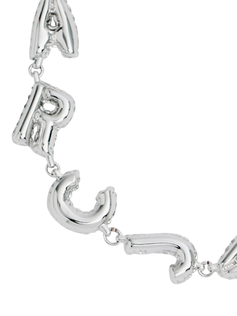 Marc Jacobs silver tone bracelet with cubic zirconia - British product
