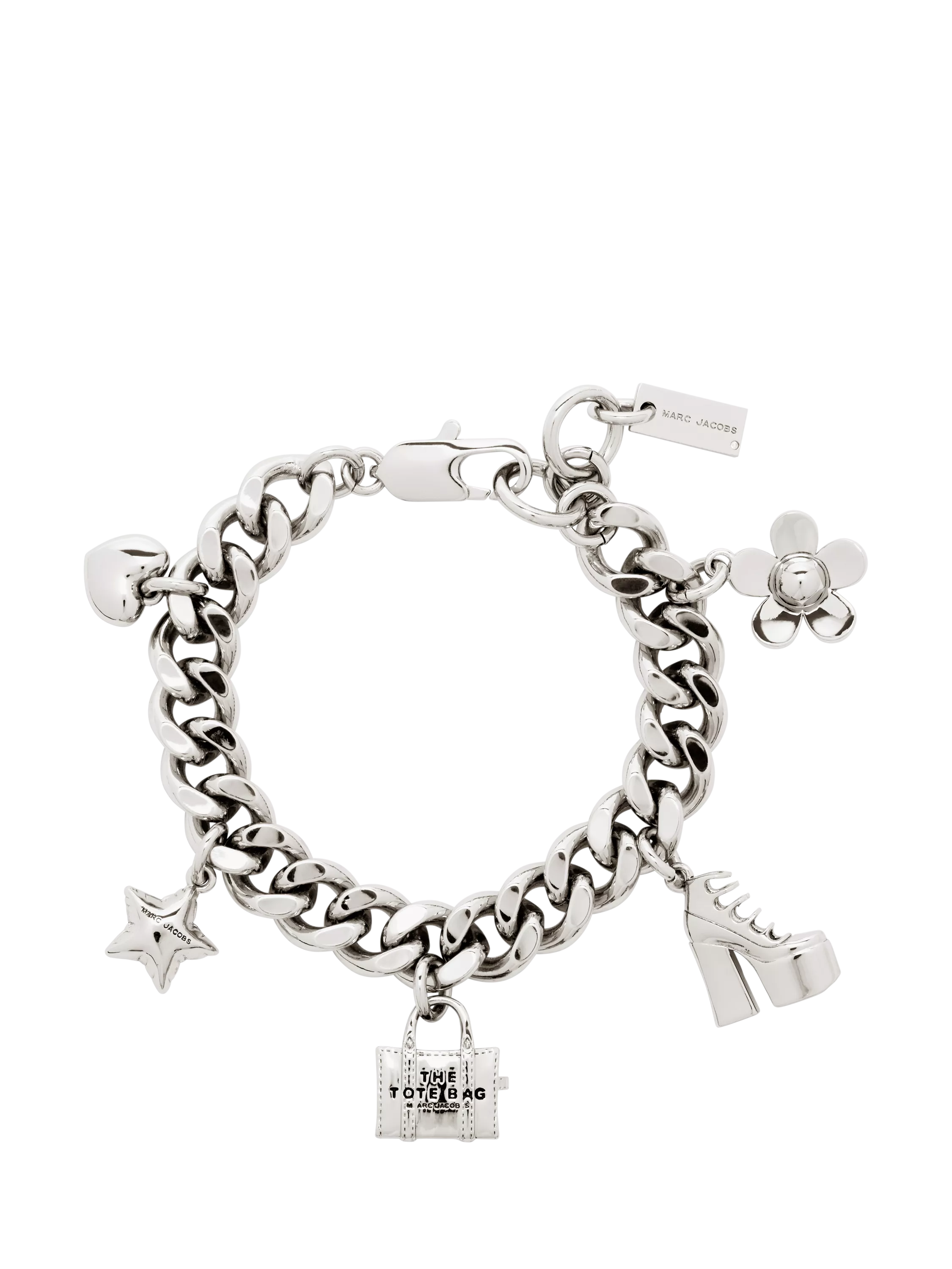 Marc Jacobs Icons Logo Bracelet silver, imported from the UK
