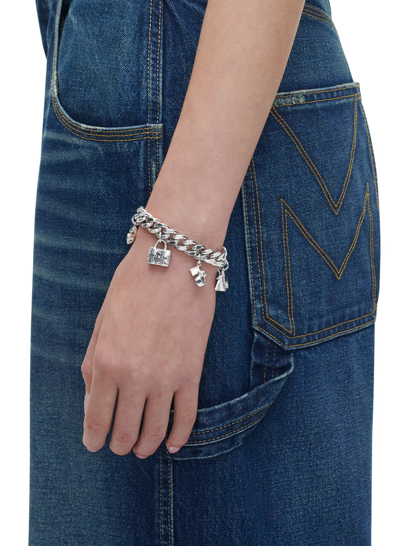 Marc Jacobs Icons Logo Bracelet silver, imported from the UK