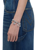 Marc Jacobs Icons Logo Bracelet silver, imported from the UK