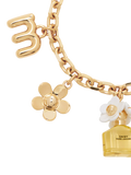 Marc Jacobs Daisy charm bracelet gold - British product