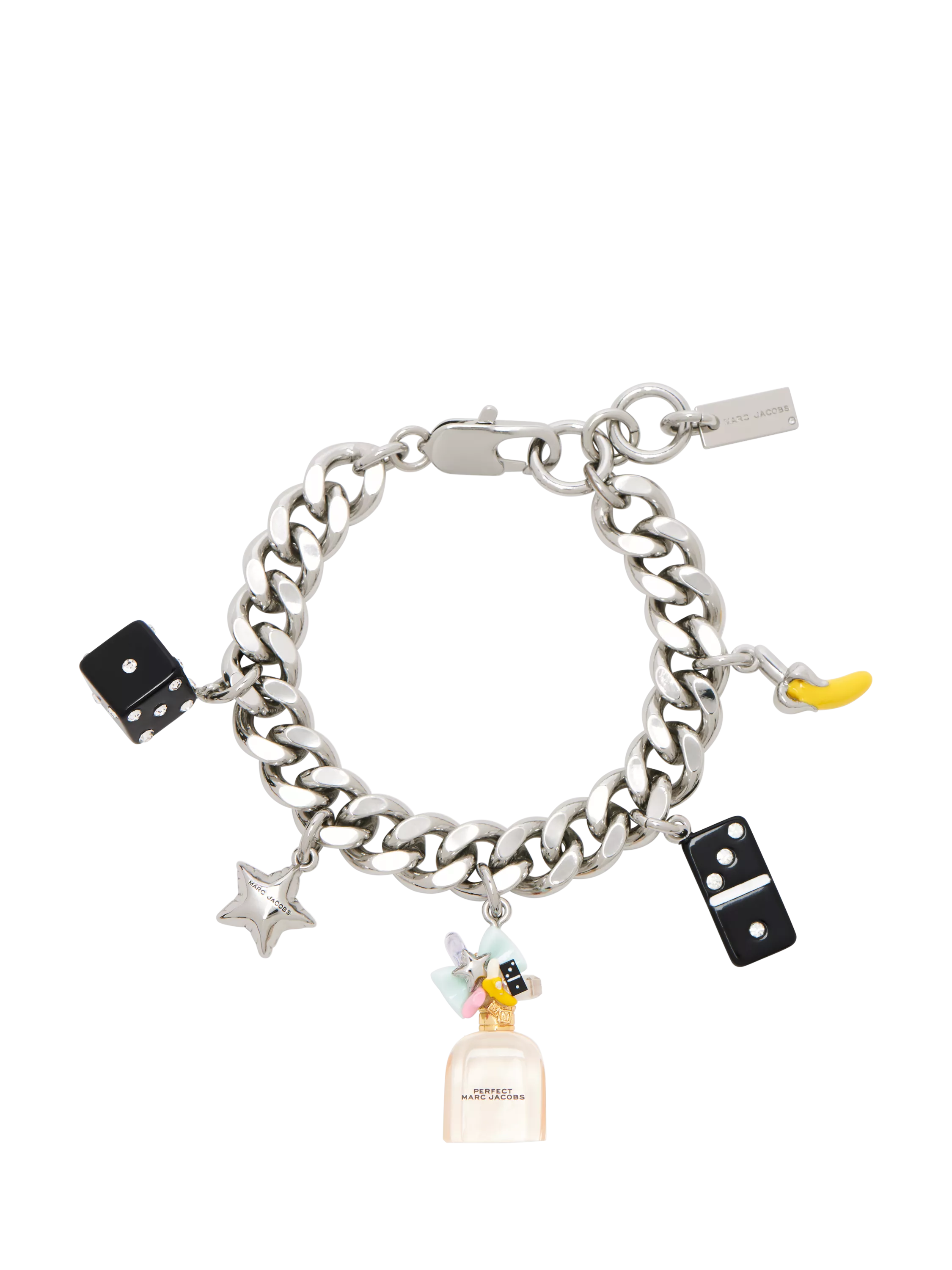 Marc Jacobs silver charm bracelet (British brand)