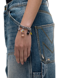Marc Jacobs silver charm bracelet (British brand)