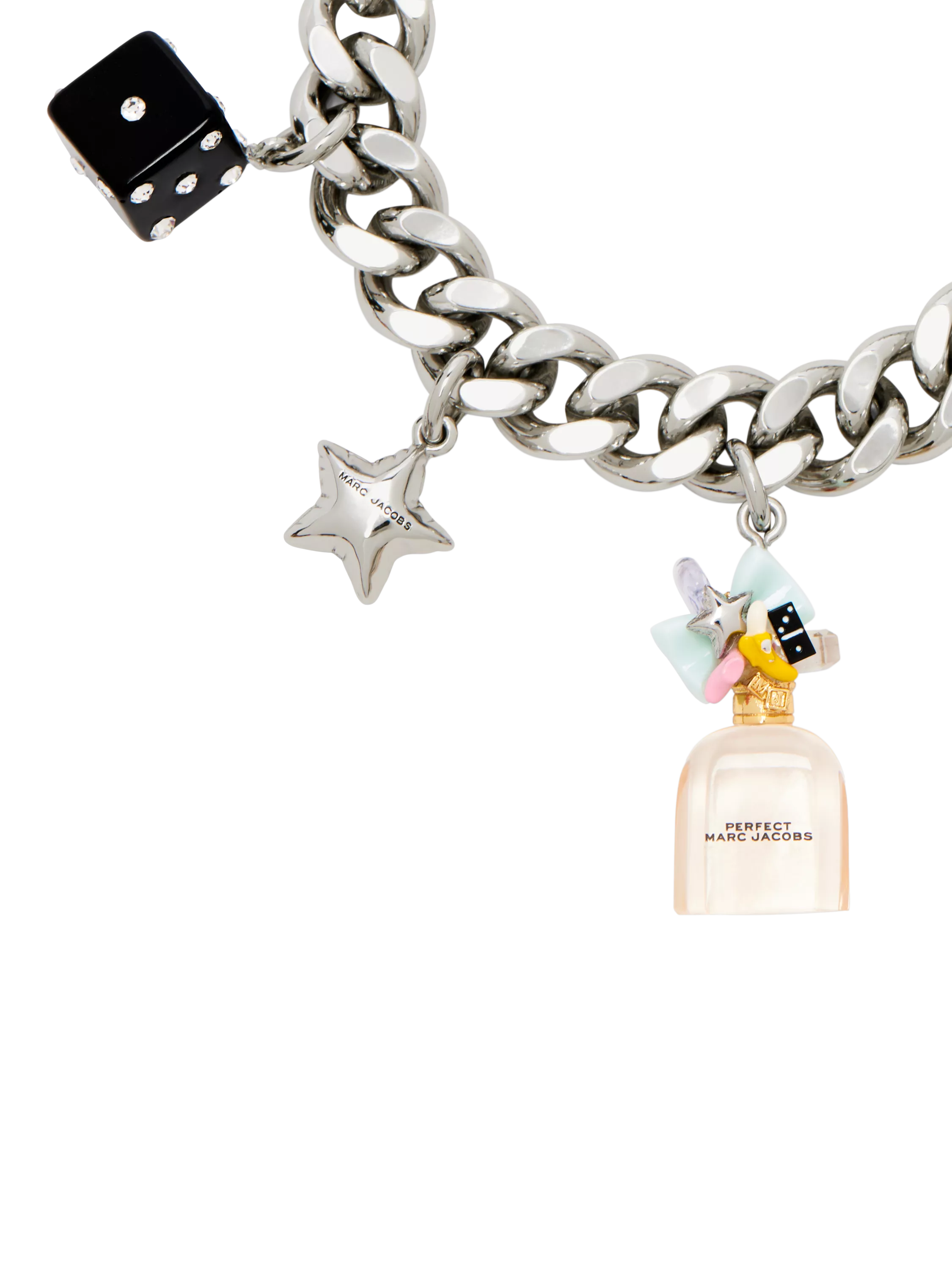 Marc Jacobs silver charm bracelet (British brand)