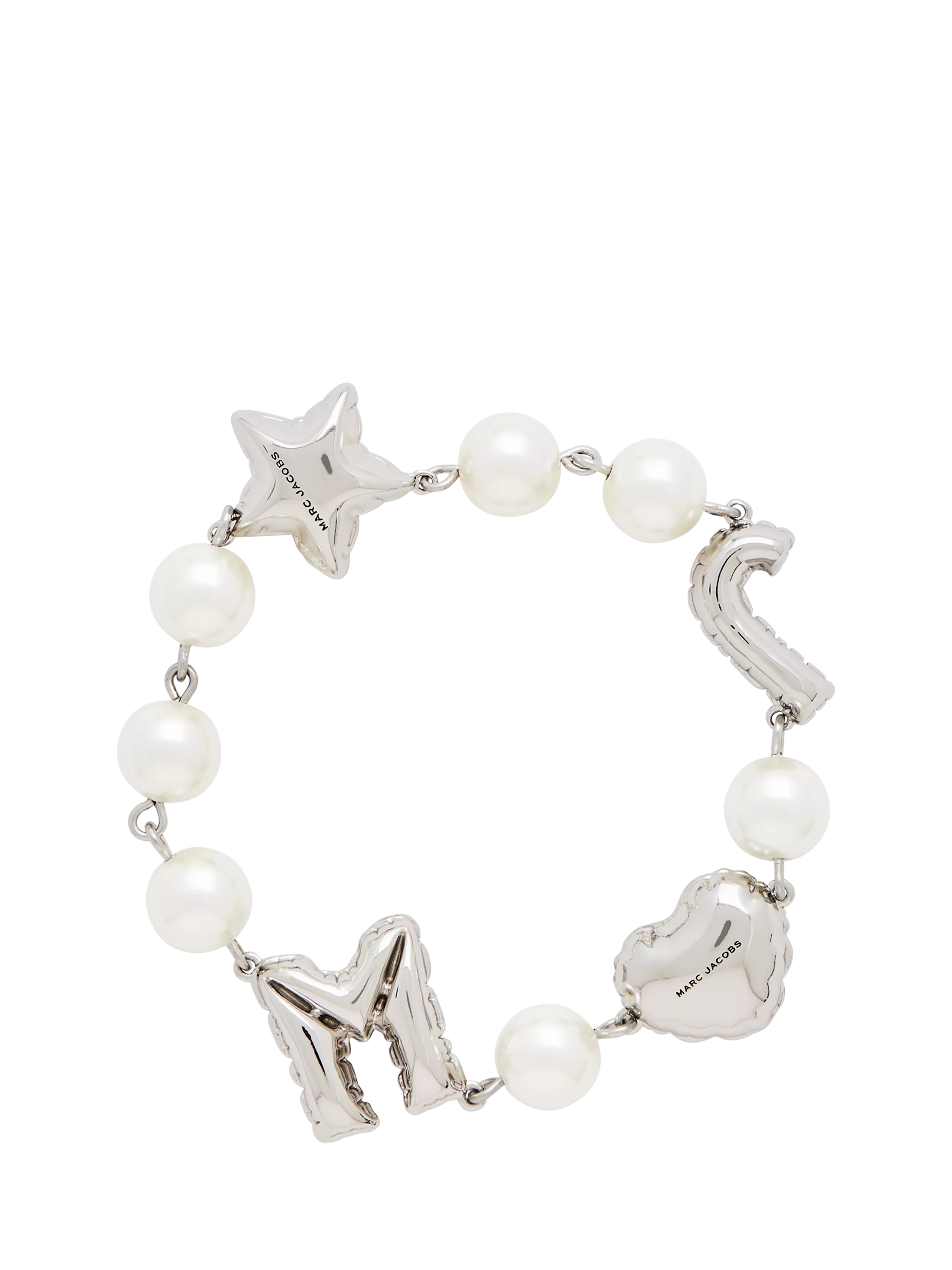 Marc Jacobs Balloon Initial silver bracelet charms UK version