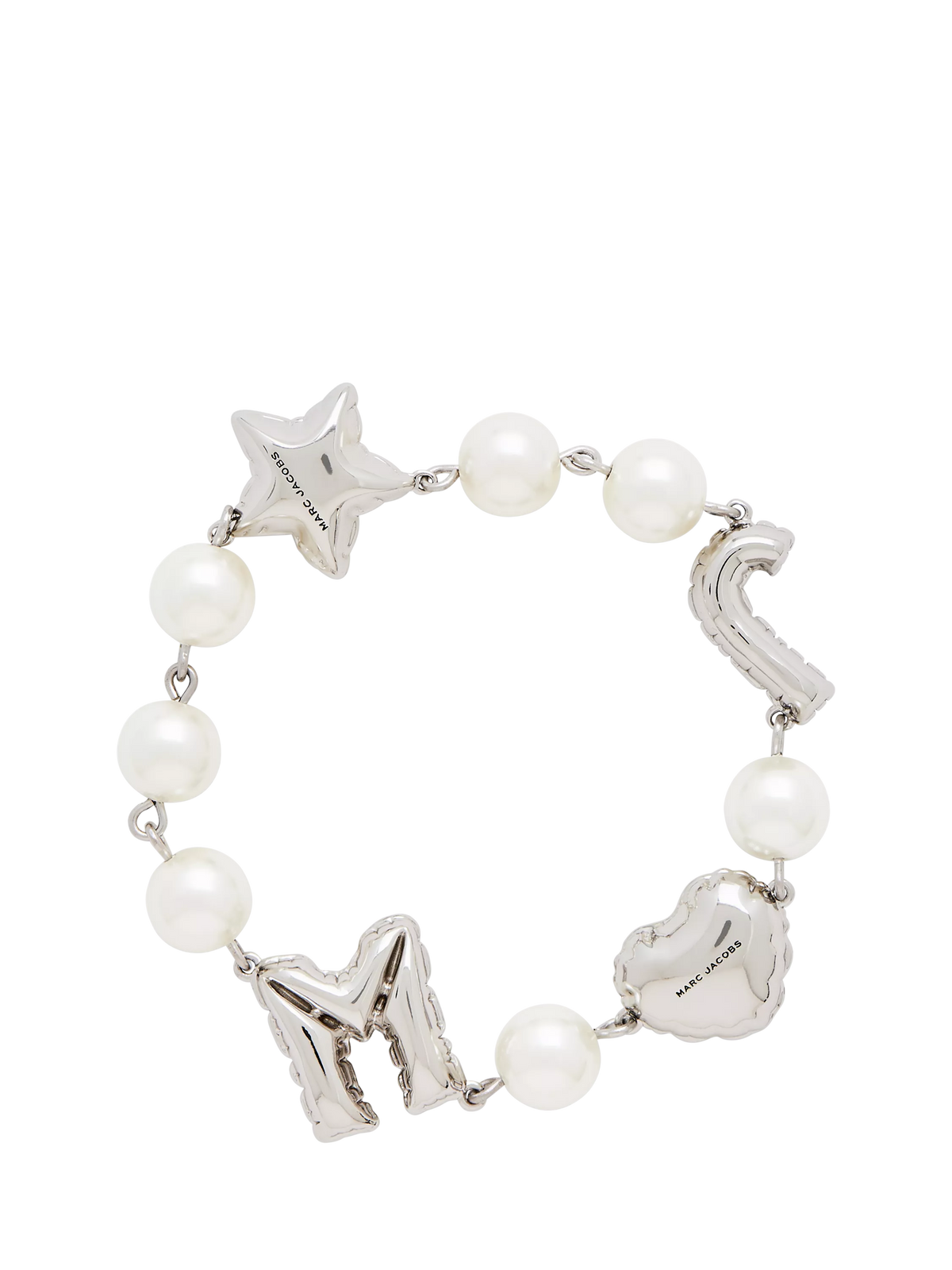 Marc Jacobs Balloon Initial silver bracelet charms UK version