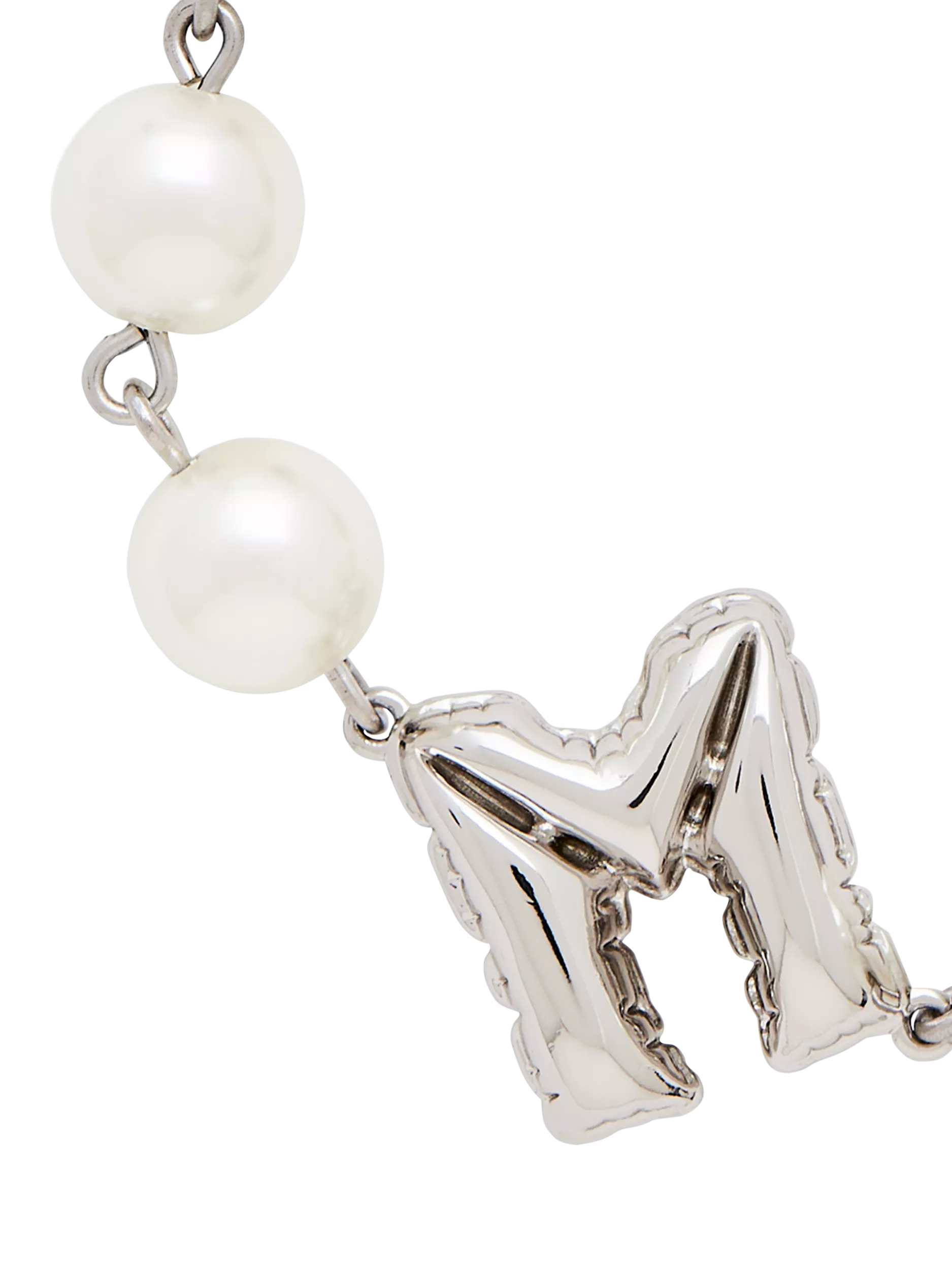 Marc Jacobs Balloon Initial silver bracelet charms UK version