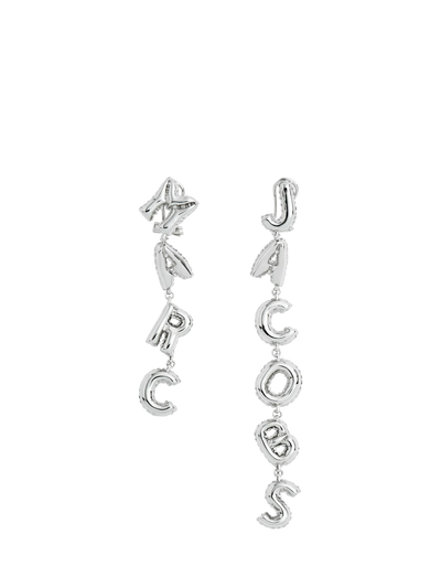 John Lewis Marc Jacobs Asymmetrical Balloon Drop Earrings Silver- Buy online at McGrocer
