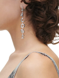 Marc Jacobs asymmetrical balloon drop earrings silver, UK version