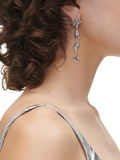 Marc Jacobs asymmetrical balloon drop earrings silver, UK version