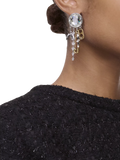 Marc Jacobs silver punk charm earrings 5x20mm - British product
