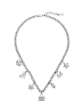 Marc Jacobs charm necklace silver Mini Icon, UK version