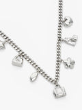 Marc Jacobs charm necklace silver Mini Icon, UK version
