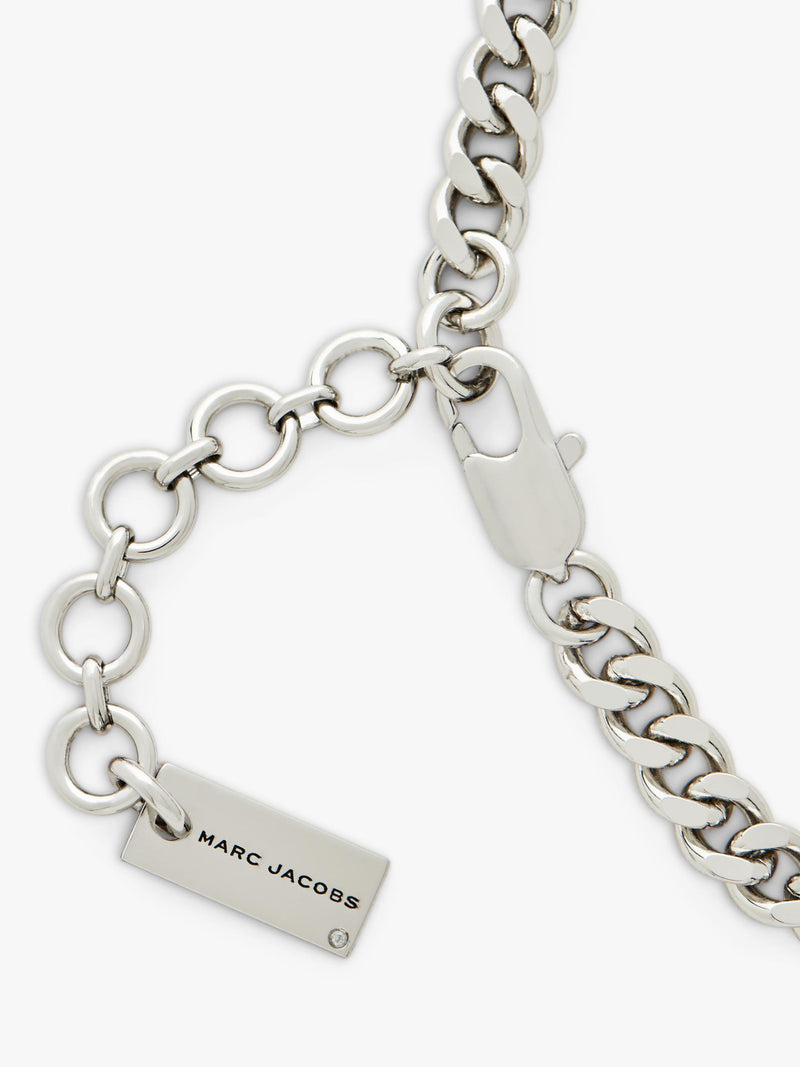 Marc Jacobs charm necklace silver Mini Icon, UK version