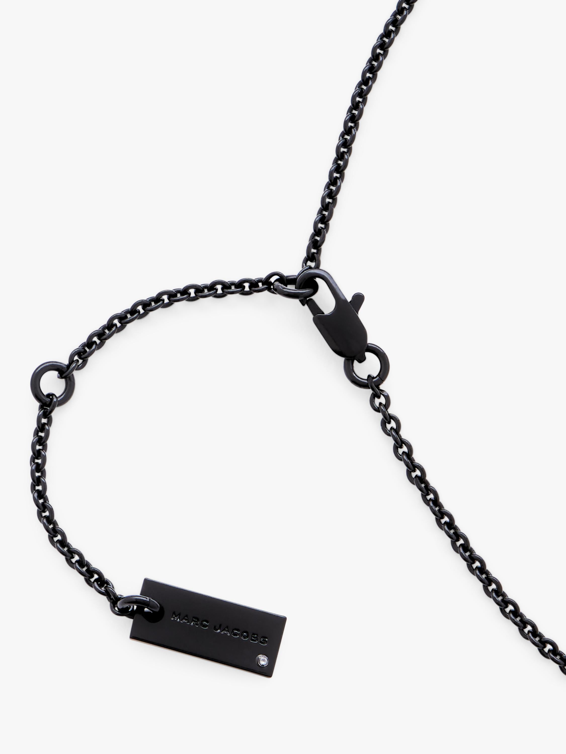 Marc Jacobs pave balloon daisy pendant black 46mm, imported from the UK