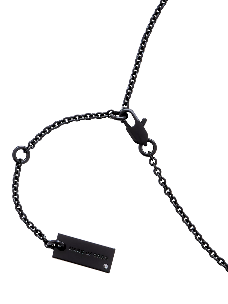 Marc Jacobs pave balloon daisy pendant black 46mm, imported from the UK