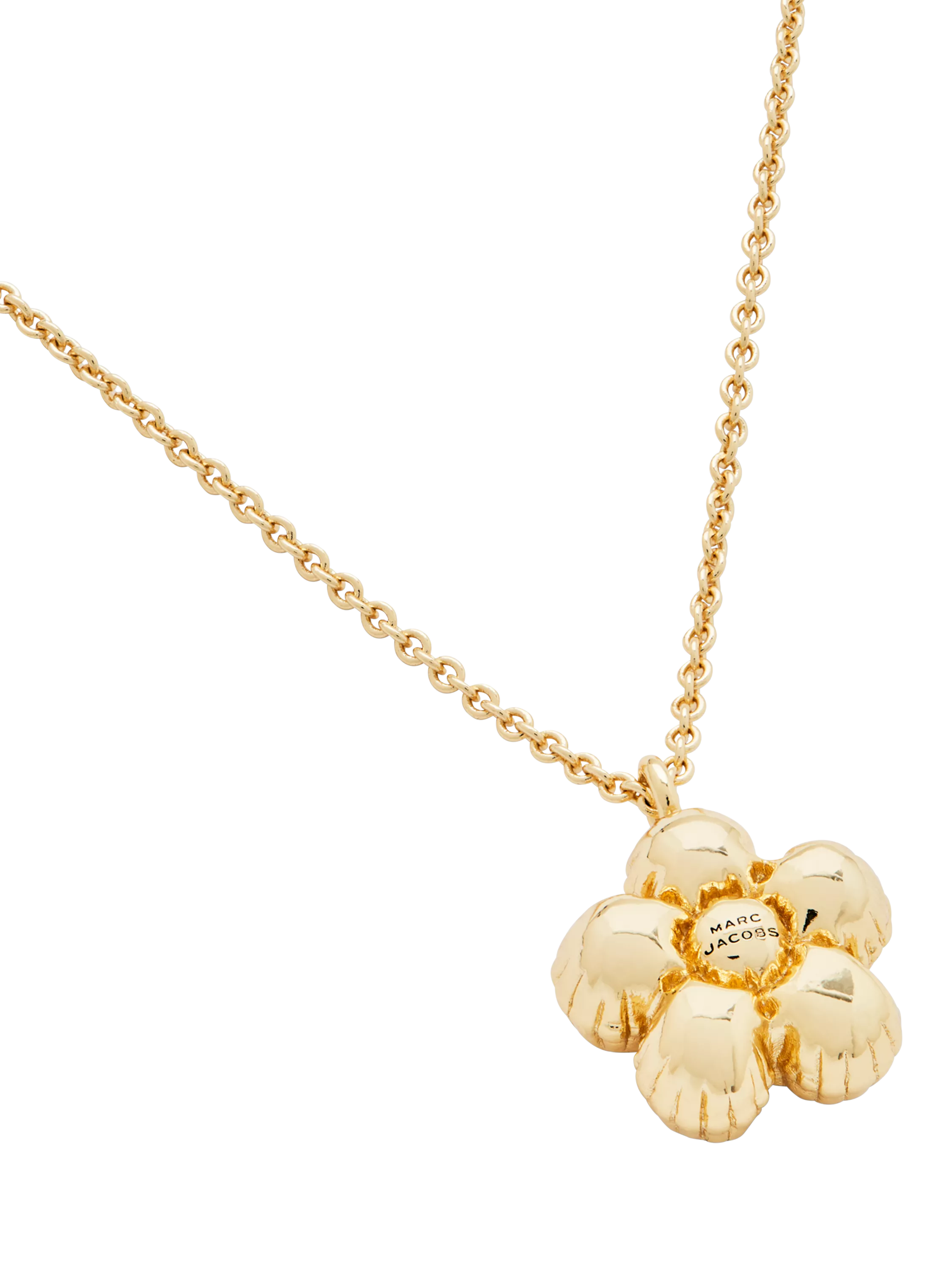 Marc Jacobs Balloon Daisy pendant gold tone - British product