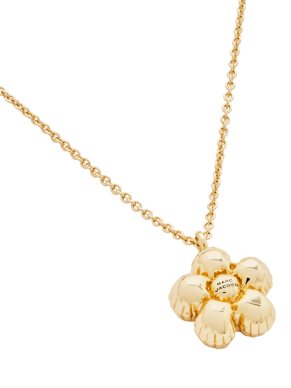Marc Jacobs Balloon Daisy pendant gold tone - British product