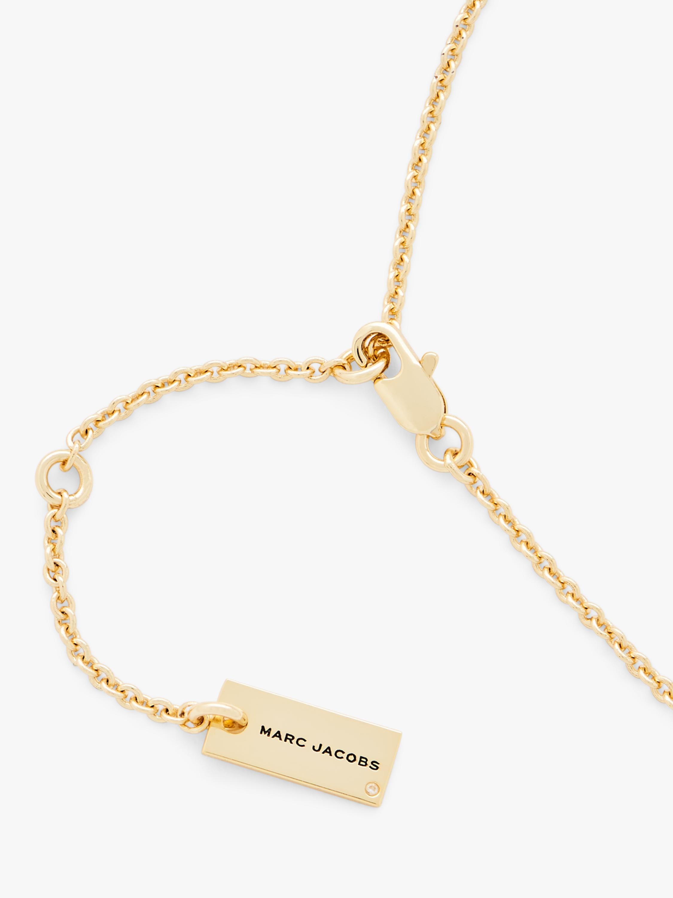 Marc Jacobs Balloon Daisy pendant gold tone - British product