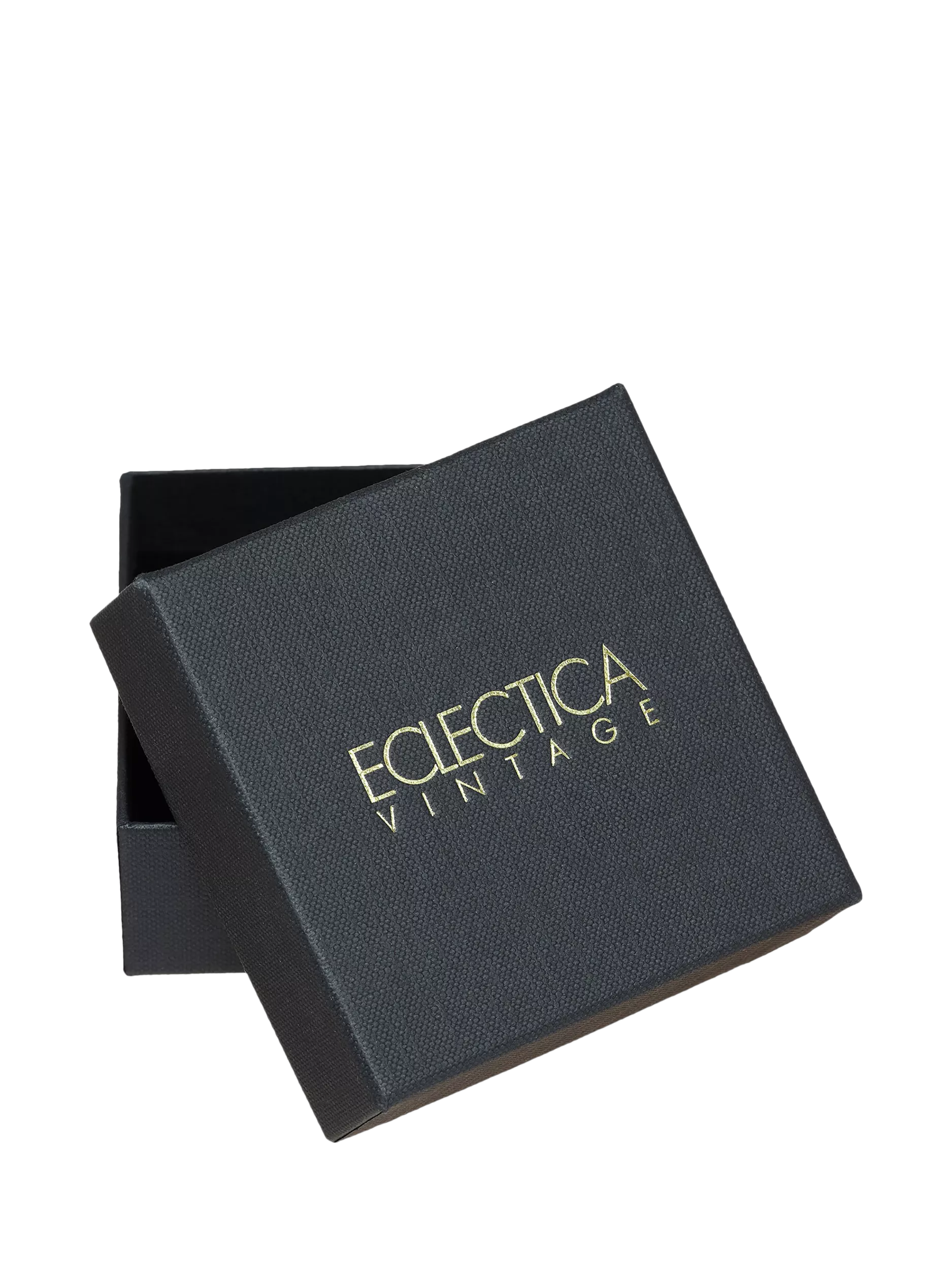 Eclectica gold plated stud earrings with Swarovski crystals, imported from the UK