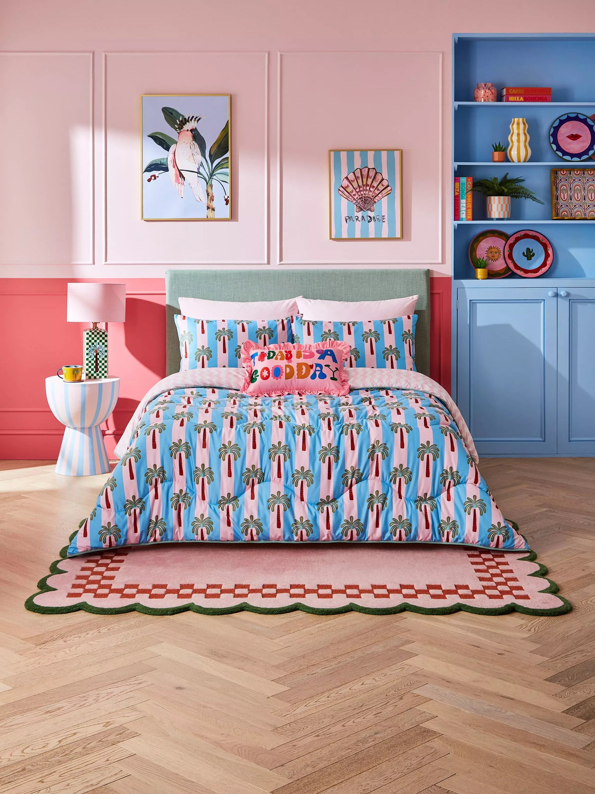 Eleanor Bowmer coverless duvet set king size multicolour, imported from the UK