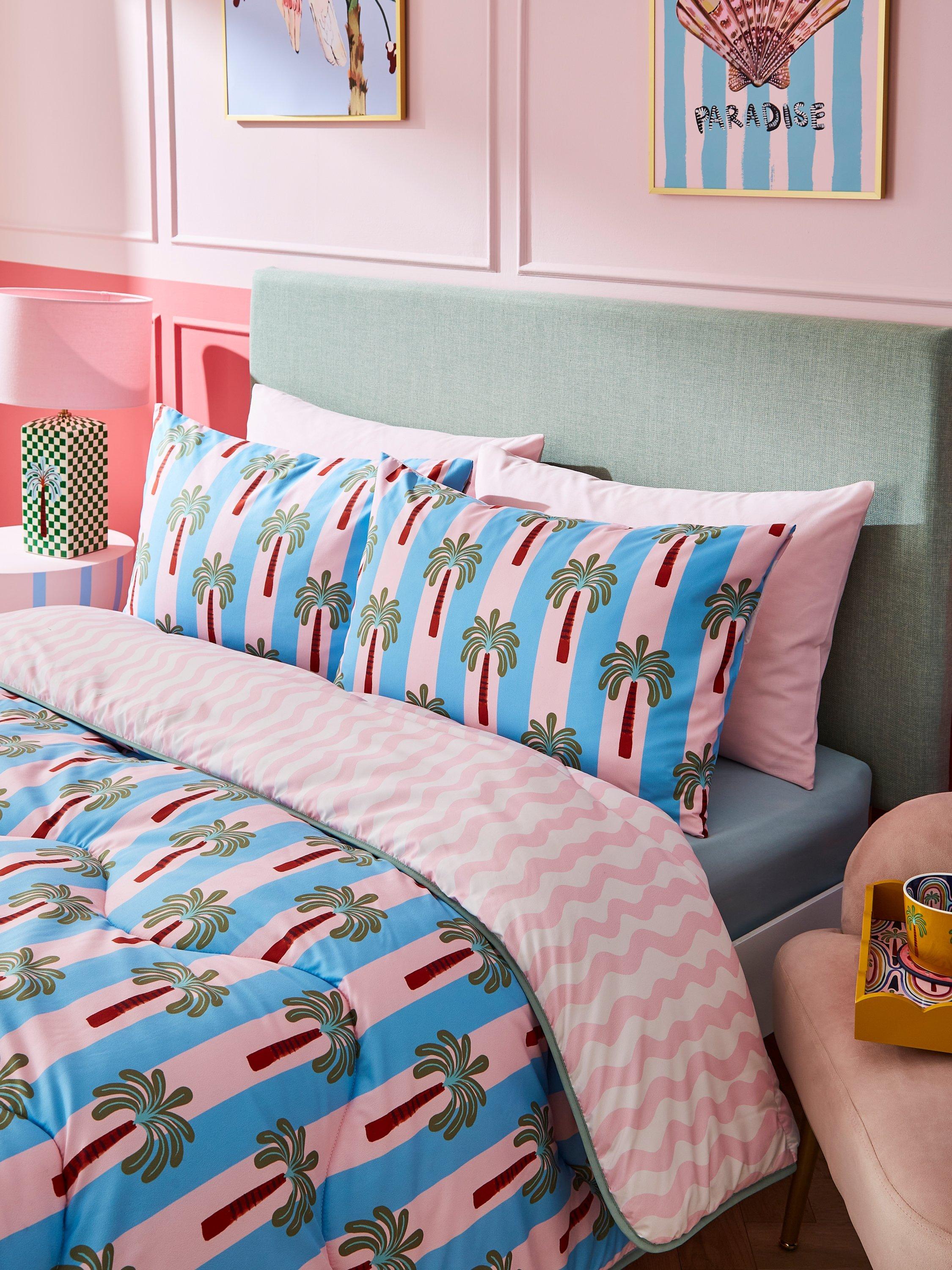 Eleanor Bowmer coverless duvet set king size multicolour, imported from the UK