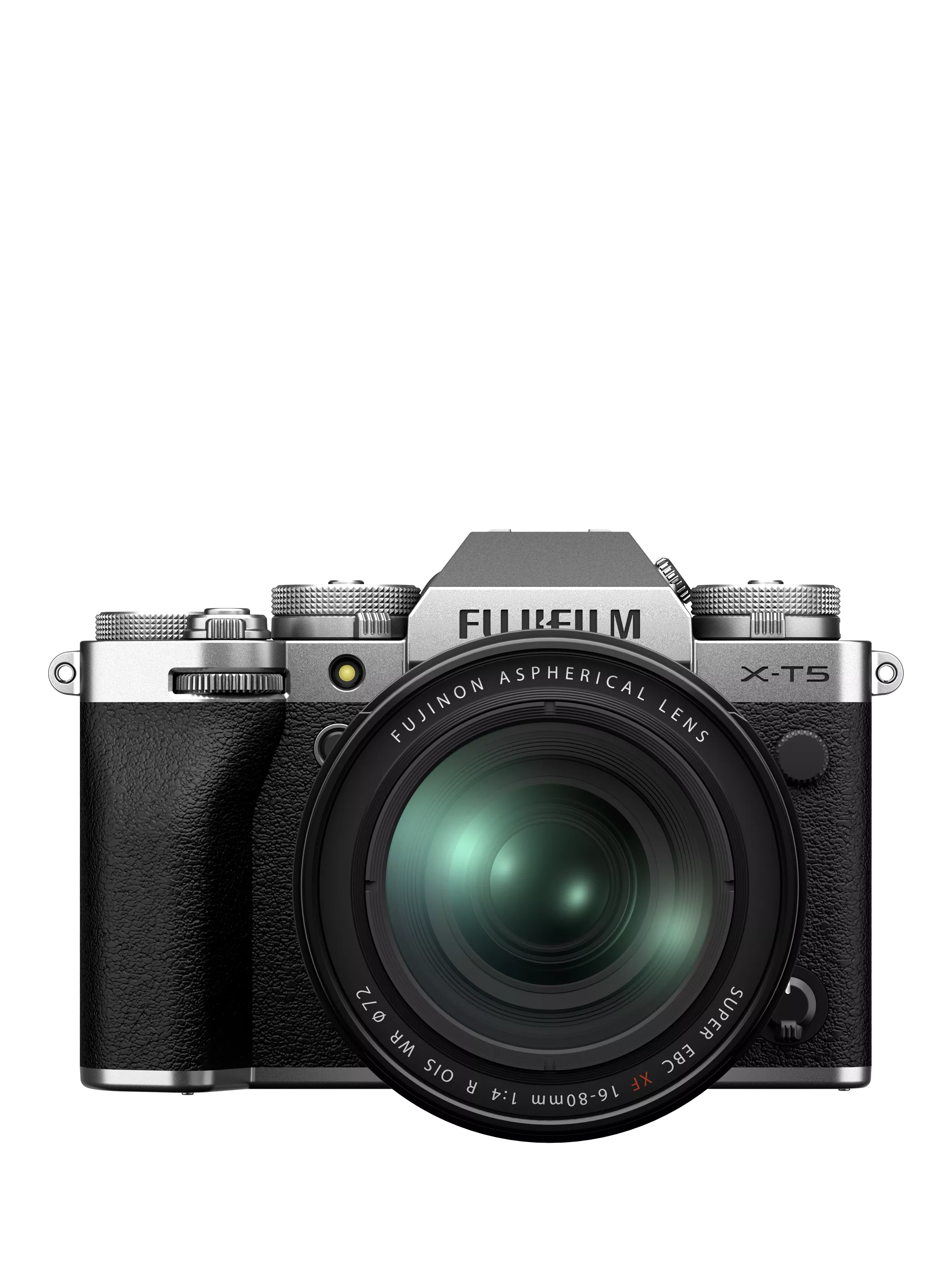 Fujifilm X-T5 compact system camera 40.2MP silver with 16-80mm lens, UK version