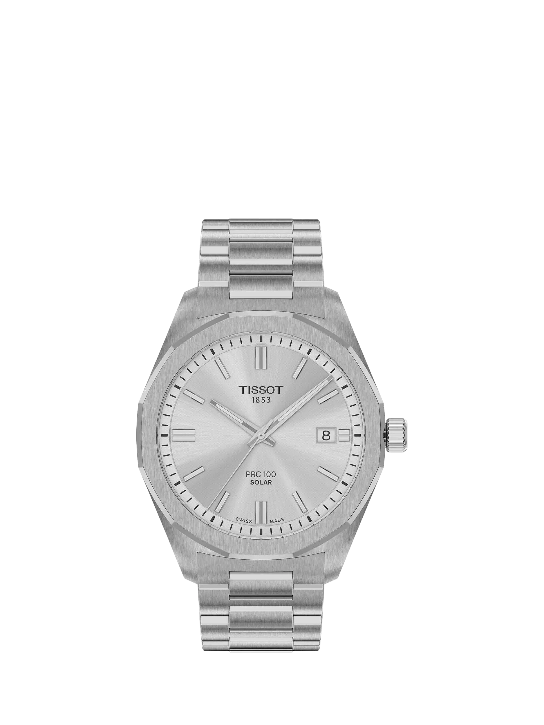 Tissot PRC100 Solar watch 39mm steel - British product
