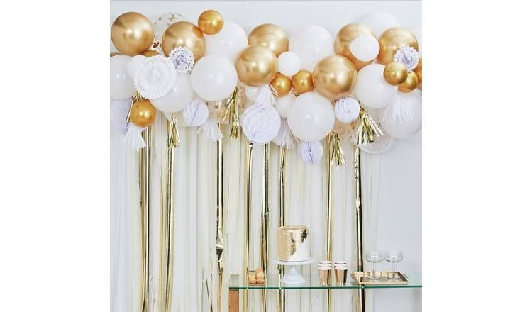 Ginger Ray Metallic Balloon Garland Fans GOODS Argos