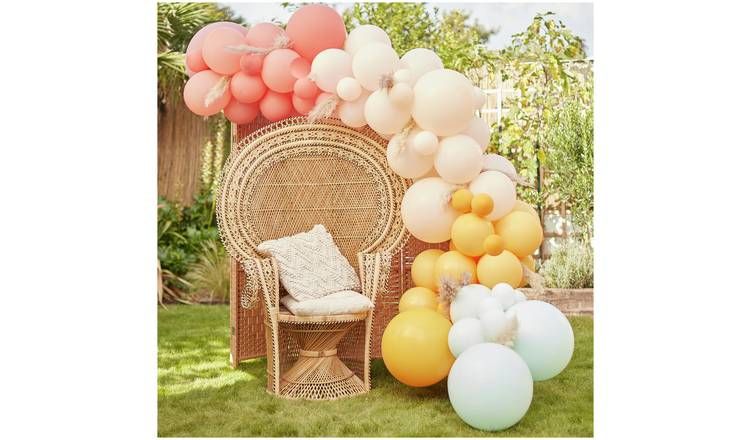 Ginger Ray Muted Pastel Balloon Arch