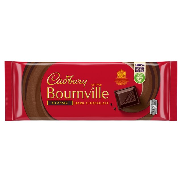 Cadbury Bournville Classic Dark Chocolate Bar   180g GOODS M&S   