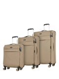 Rock Harper soft shell suitcase set 8 wheels, imported from the UK