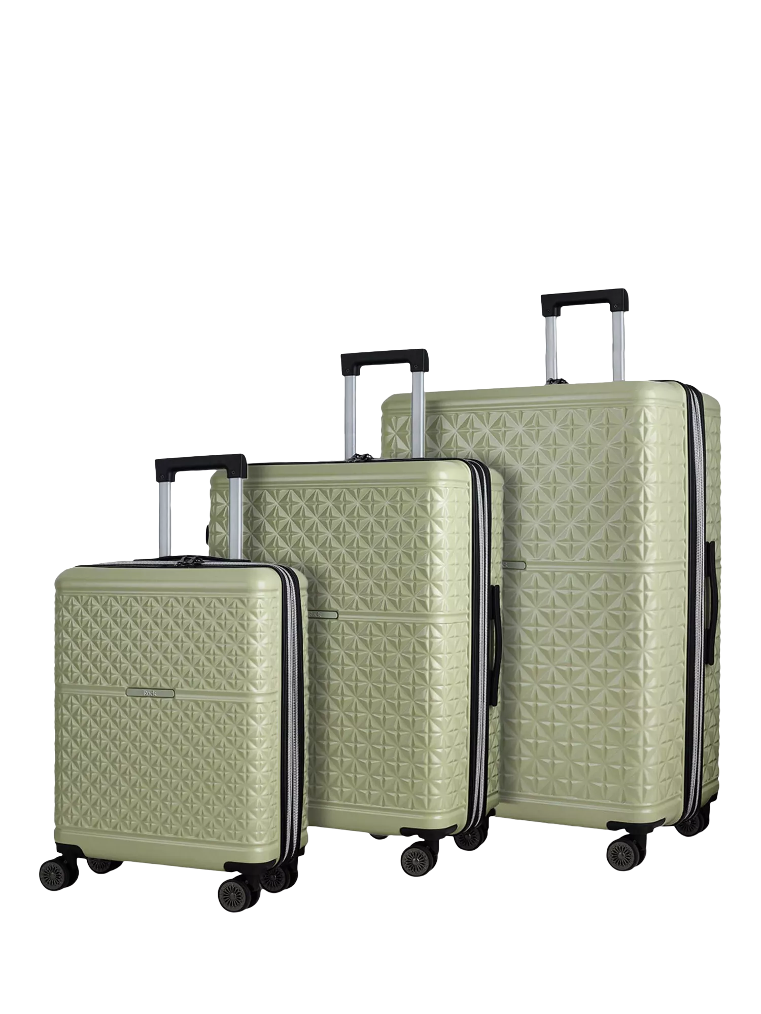 Rock Maya 8-Wheel Hard Shell Suitcase Set of 3