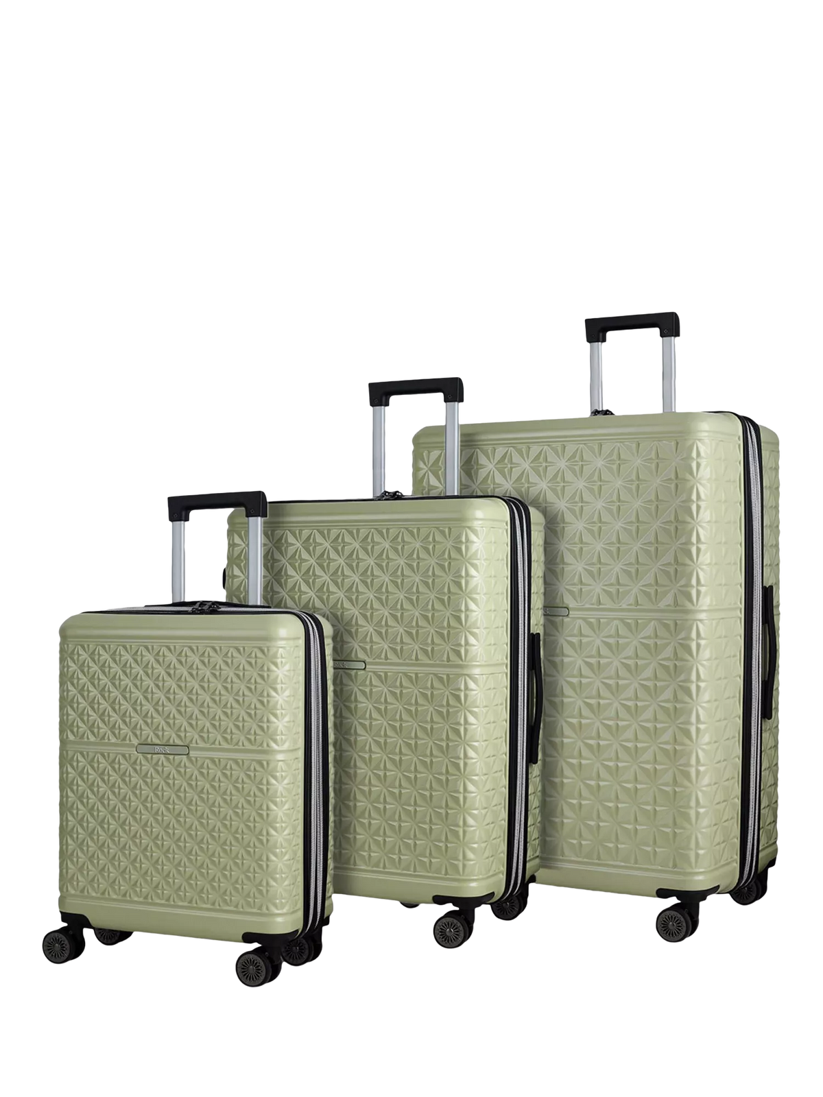 Rock Maya 8-Wheel Hard Shell Suitcase Set of 3