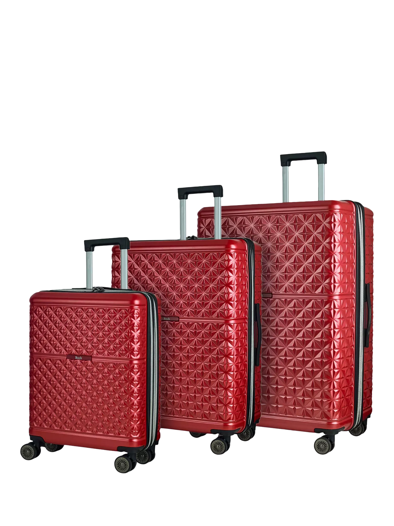 Rock Maya 8-Wheel Hard Shell Suitcase Set of 3