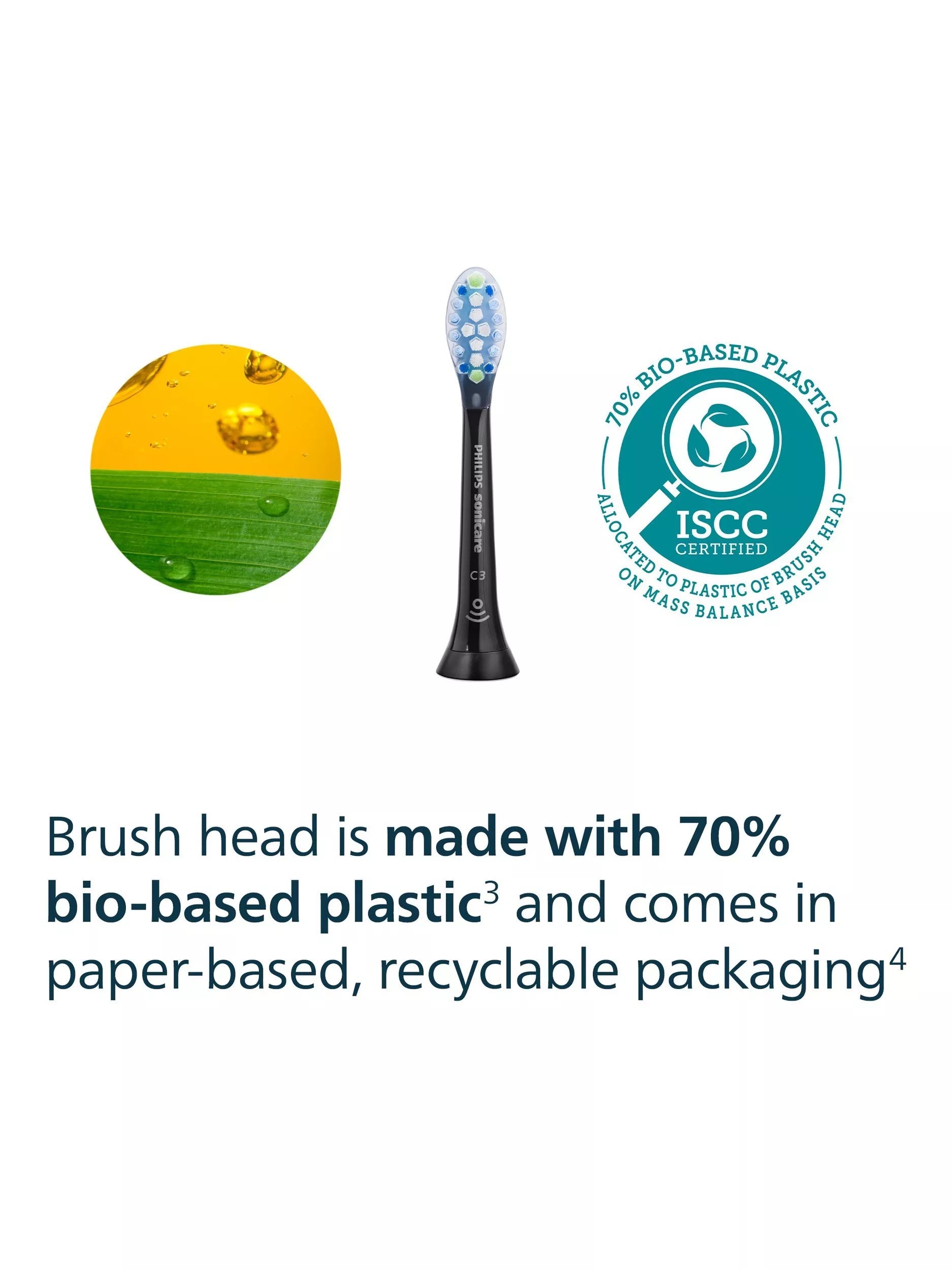 Philips Sonicare C3 Plaque Defence 5-pack black - British product