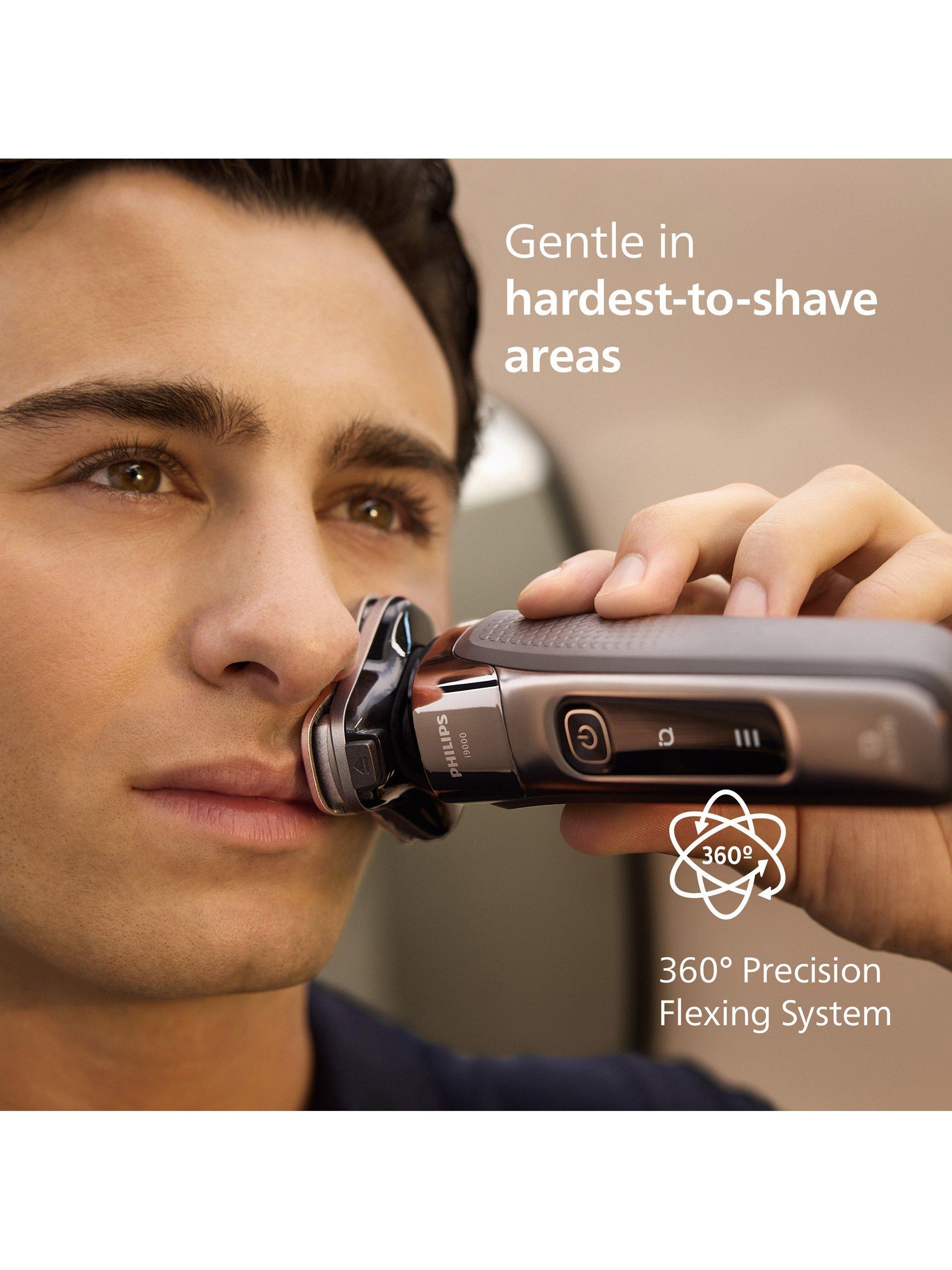 Philips i9000 Prestige wet dry electric shaver dark slate, imported from the UK