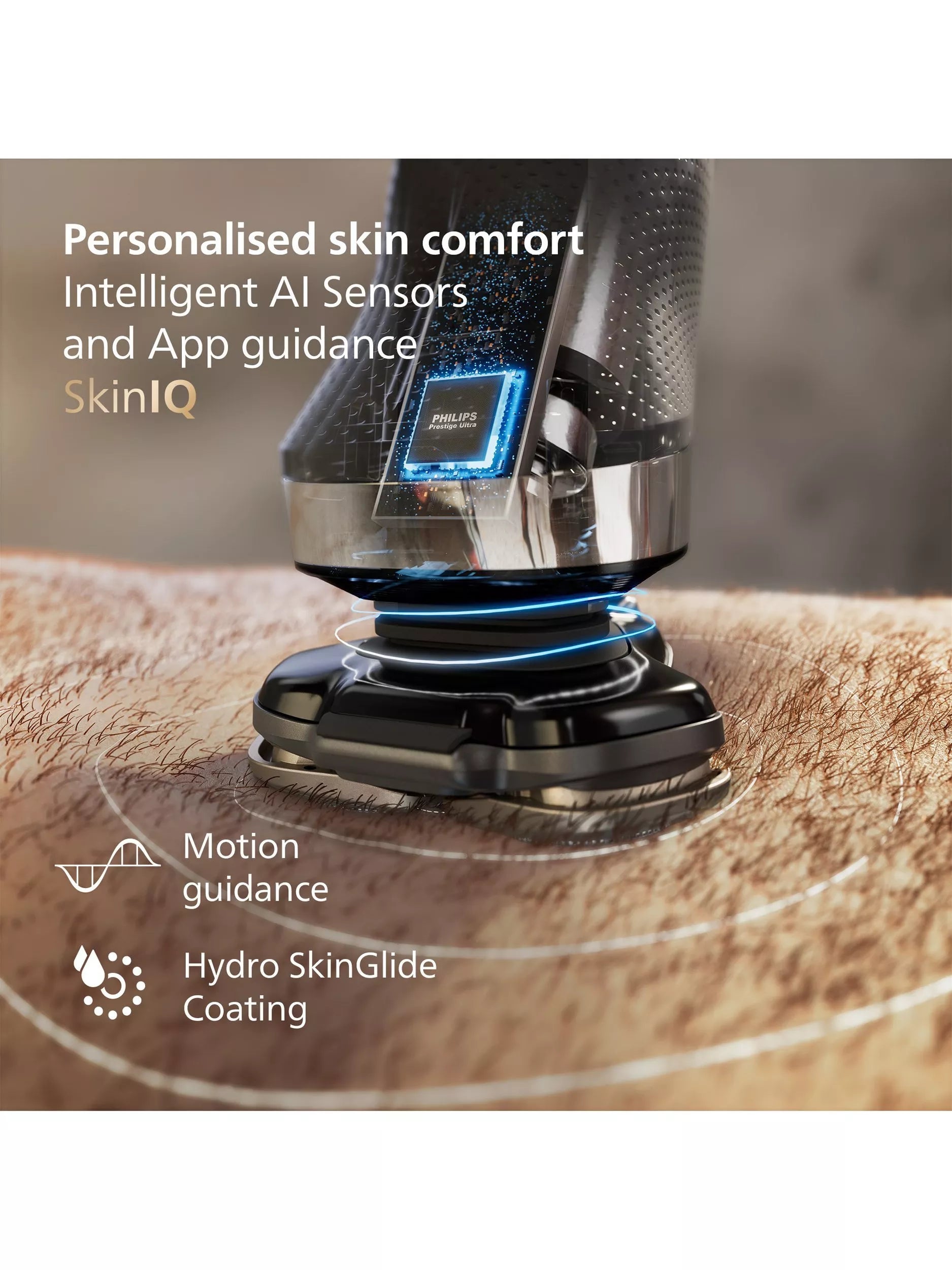 Philips i9000 Prestige wet dry electric shaver dark slate, imported from the UK