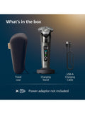 Philips i9000 Prestige wet dry electric shaver dark slate, imported from the UK