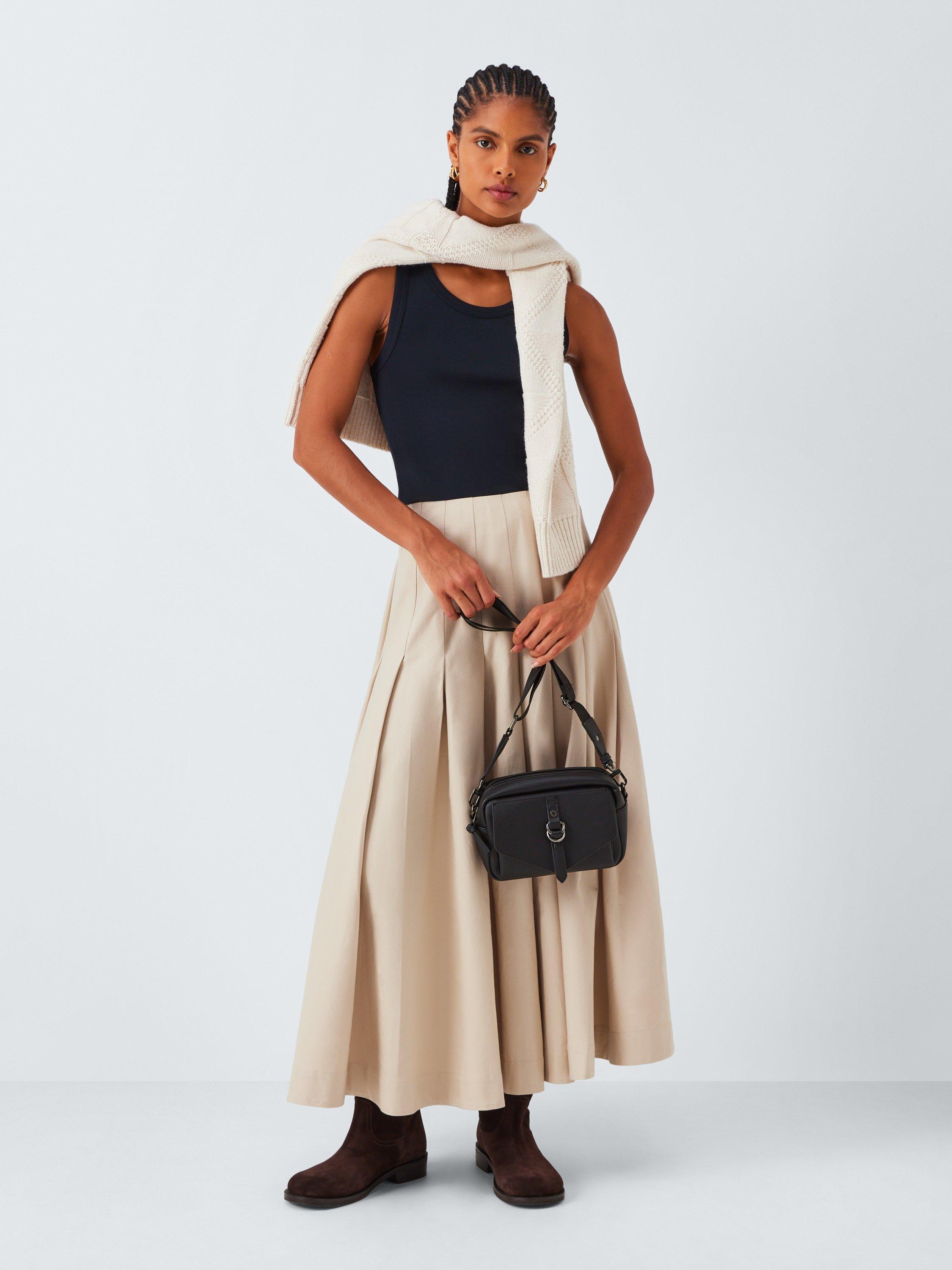 John Lewis Small Utility Crossbody Bag in Black - British product