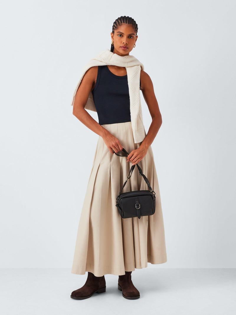 John Lewis Small Utility Crossbody Bag in Black - British product